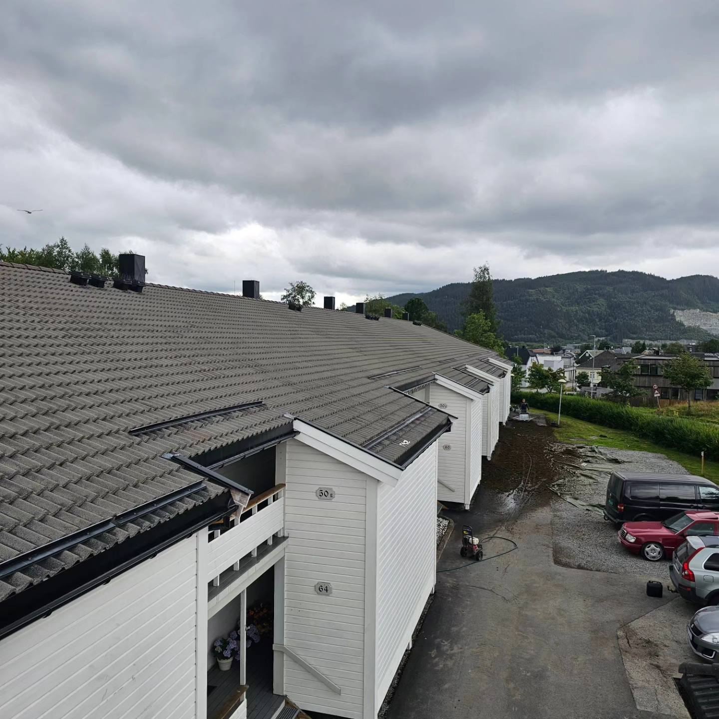 Tak etter vask og impregnering - rent og beskyttet